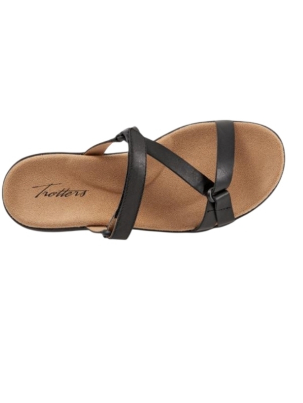 Trotters Raja Leatger Sandals Sz.8.5 W Black